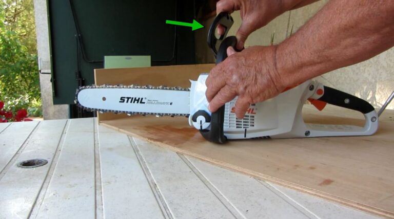 Comment Débloquer Le Frein De Chaîne Tronçonneuse Stihl