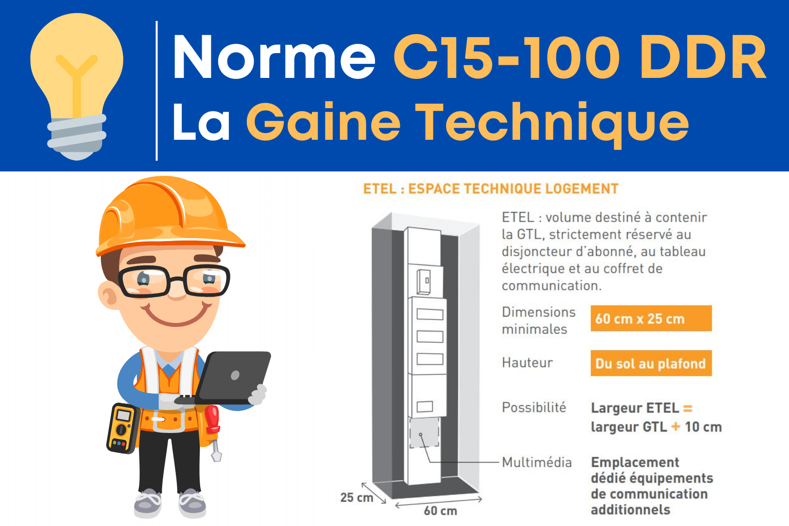 Norme C15-100 DDR – La gaine Technique
