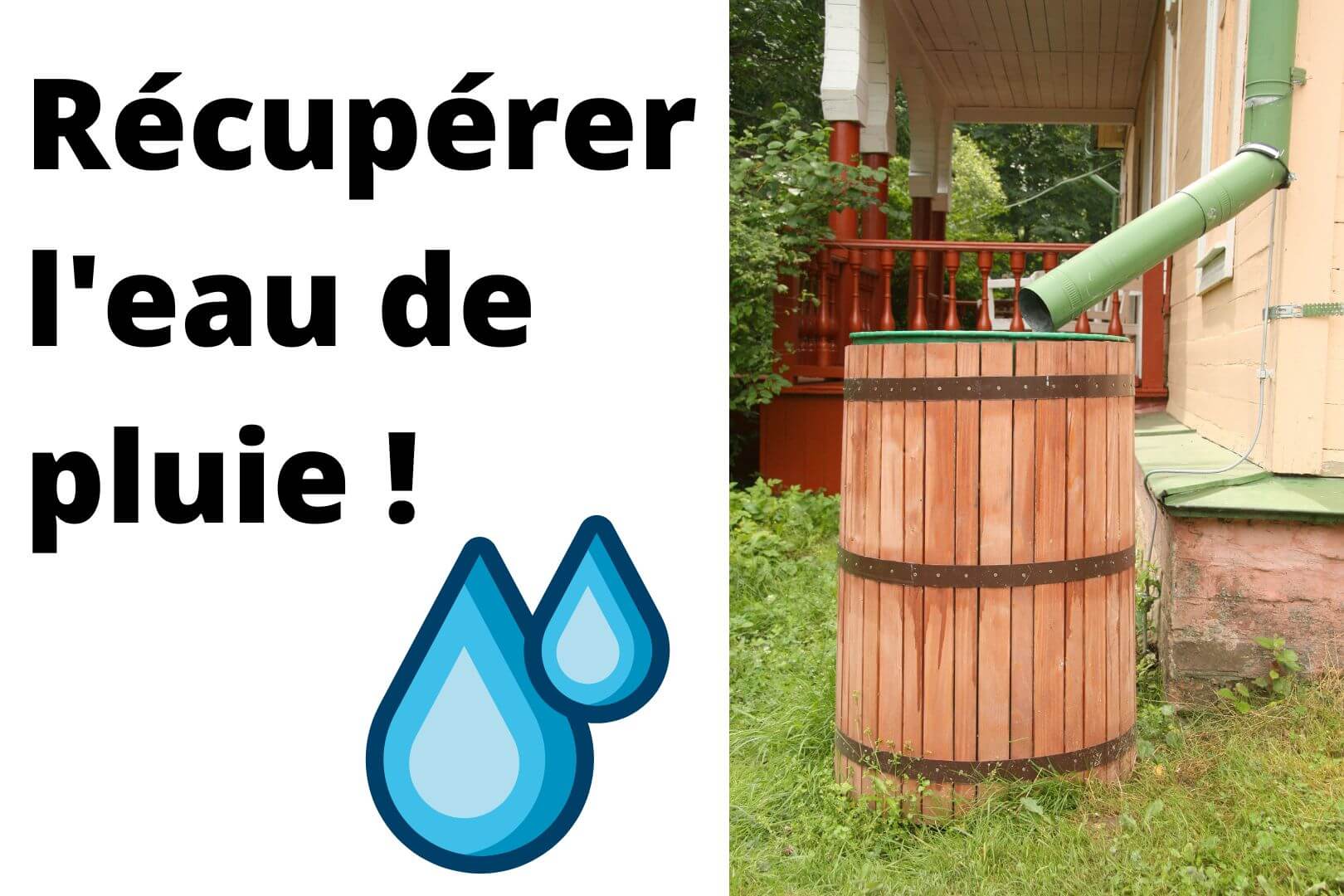 Pourquoi et comment récupérer et stocker l'eau de pluie