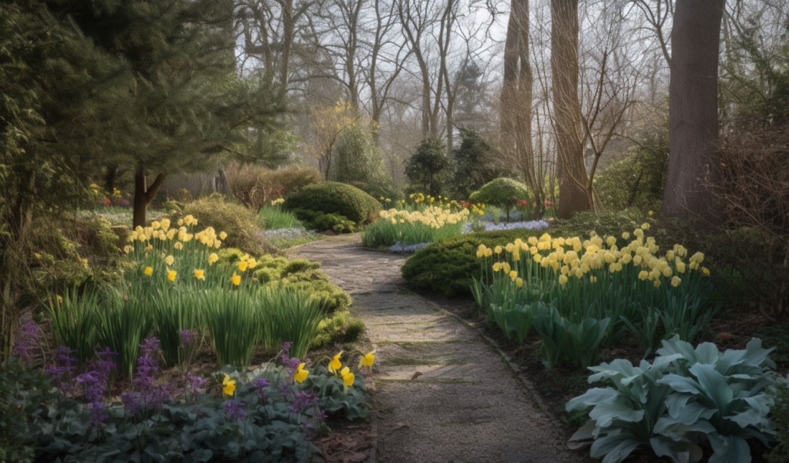 Le Jardin au mois de Mars