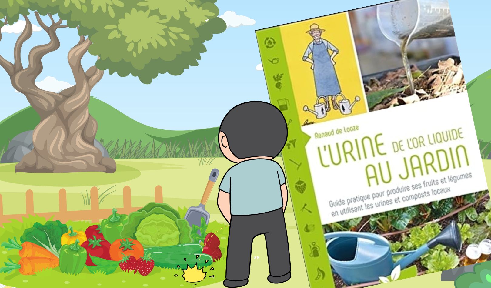 L'urine de l'or liquide au potager