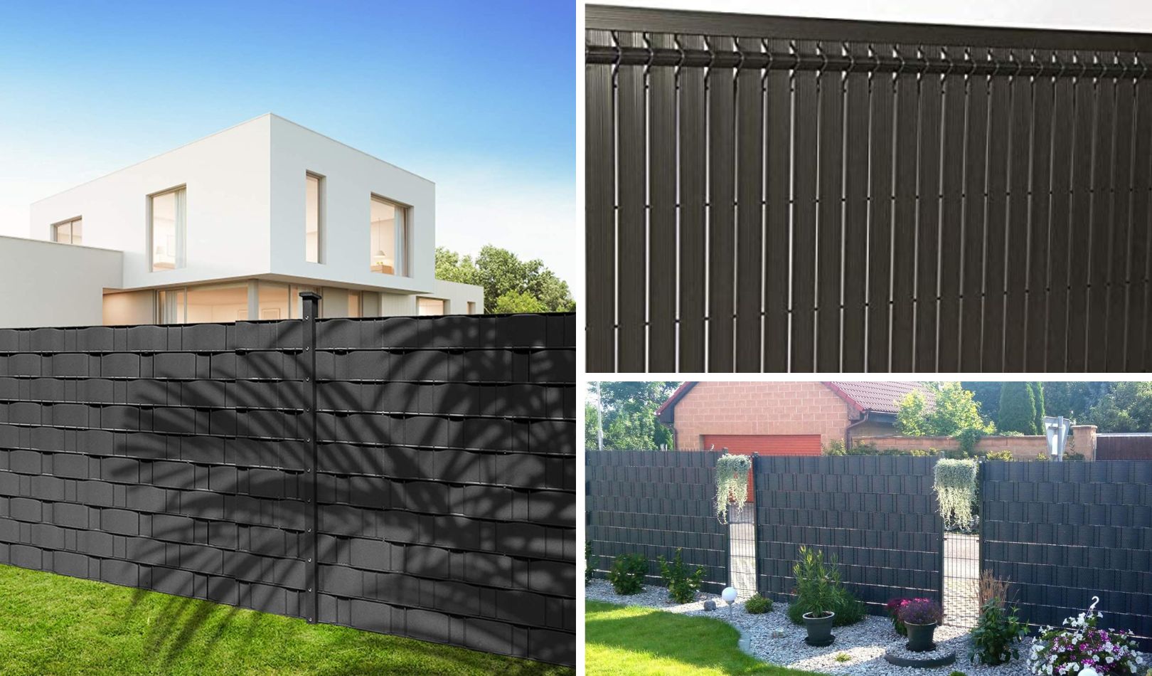 Clôtures rigides + lames occultantes le choix idéal pour un jardin moderne et résistant