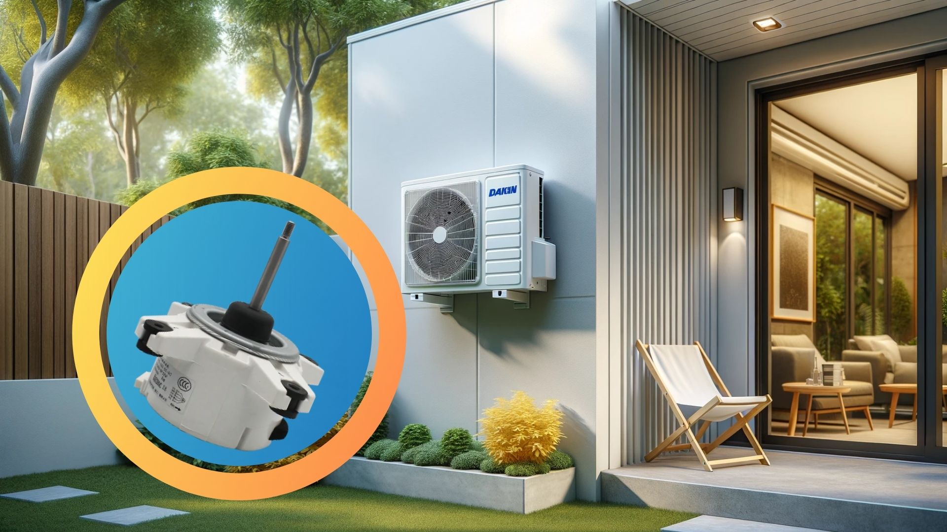 PAC Daikin, remplacer le Ventilateur de l'unité extérieure