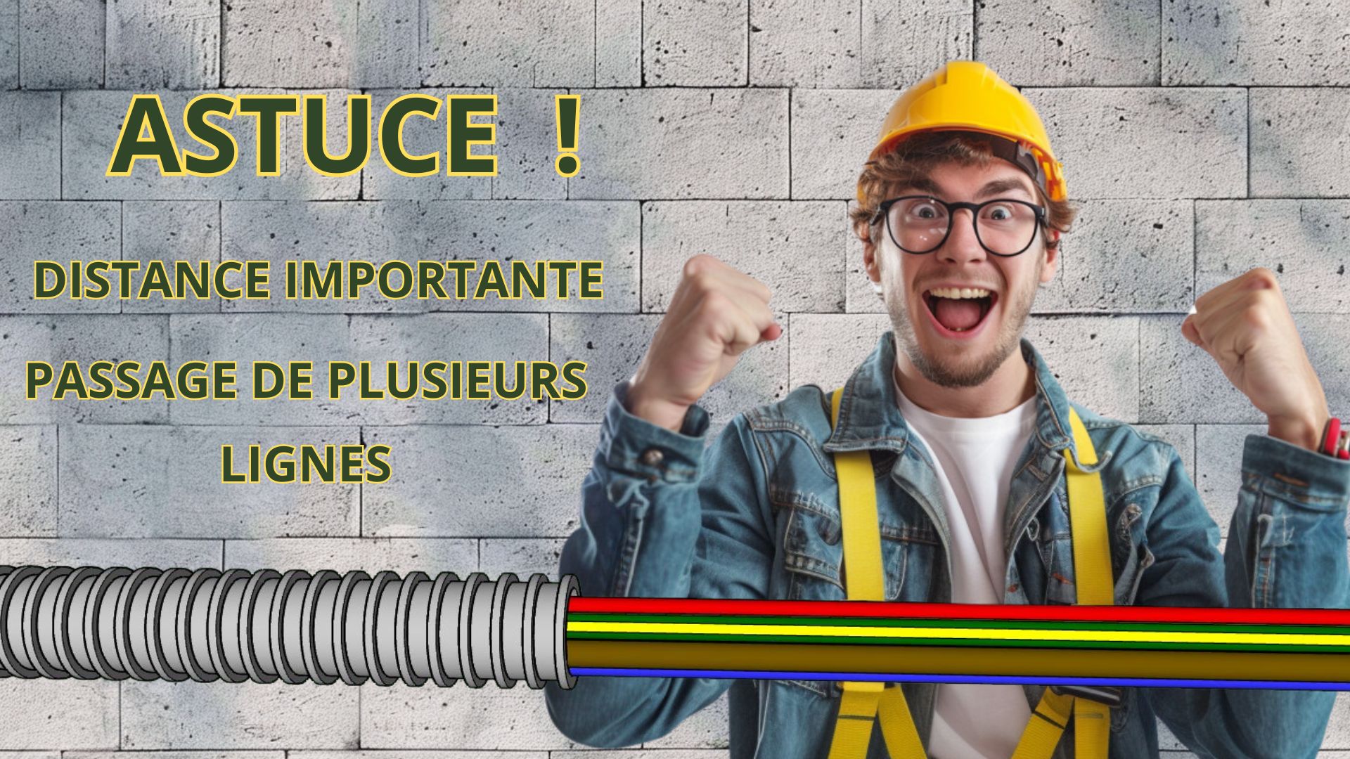 Astuce! : Distance importante passage de plusieurs lignes