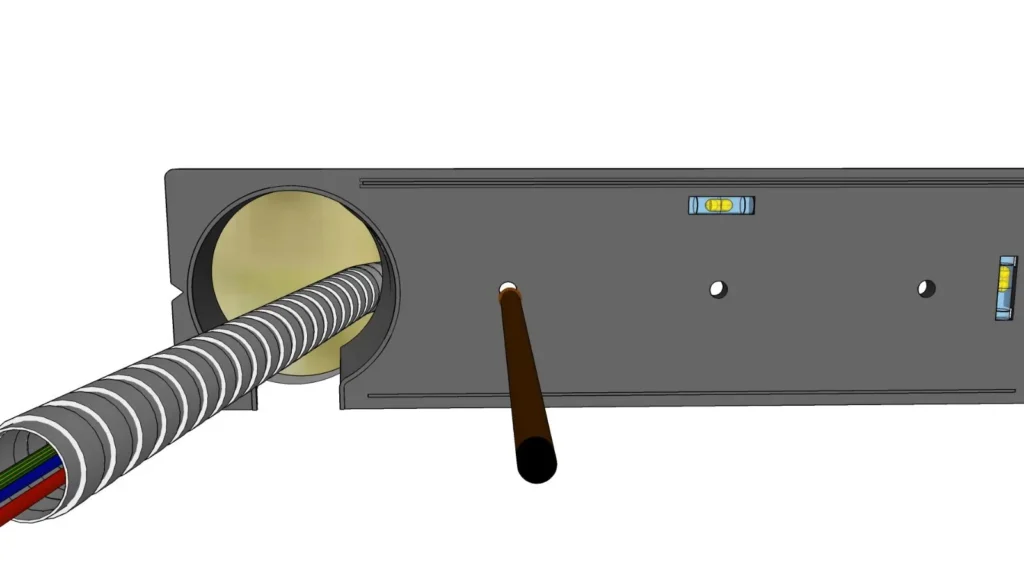 Marquage des emplacements Marquage des emplacements des boîtiers électriques sur plaque de plâtre