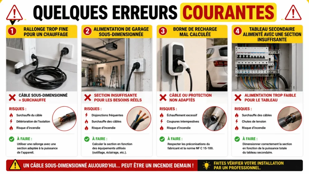 Erreurs courantes en câblage électrique Erreurs courantes en câblage électrique