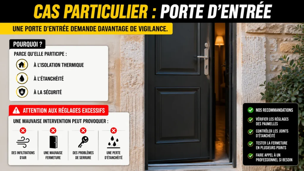 Porte d'entrée : sécurité et entretien Porte d'entrée : sécurité et entretien