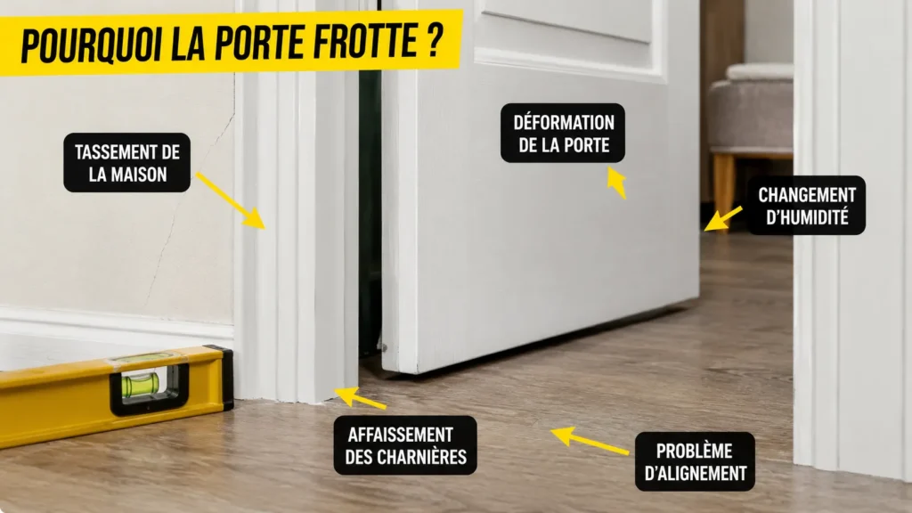 Pourquoi la porte frotte Pourquoi la porte frotte