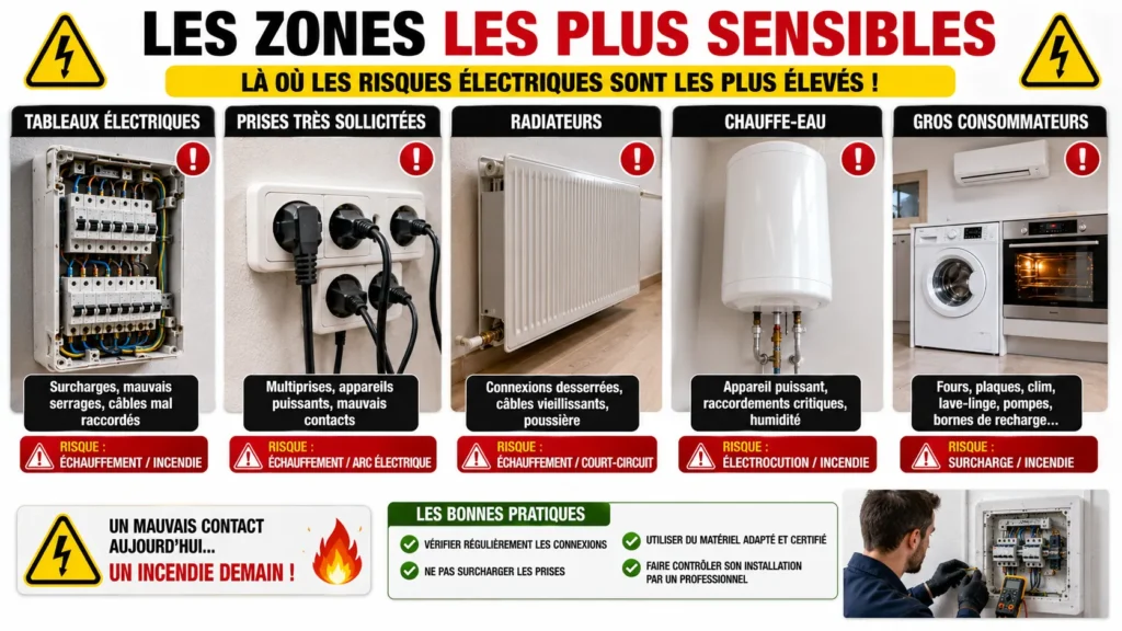Zones à risque électrique à domicile Zones à risque électrique à domicile
