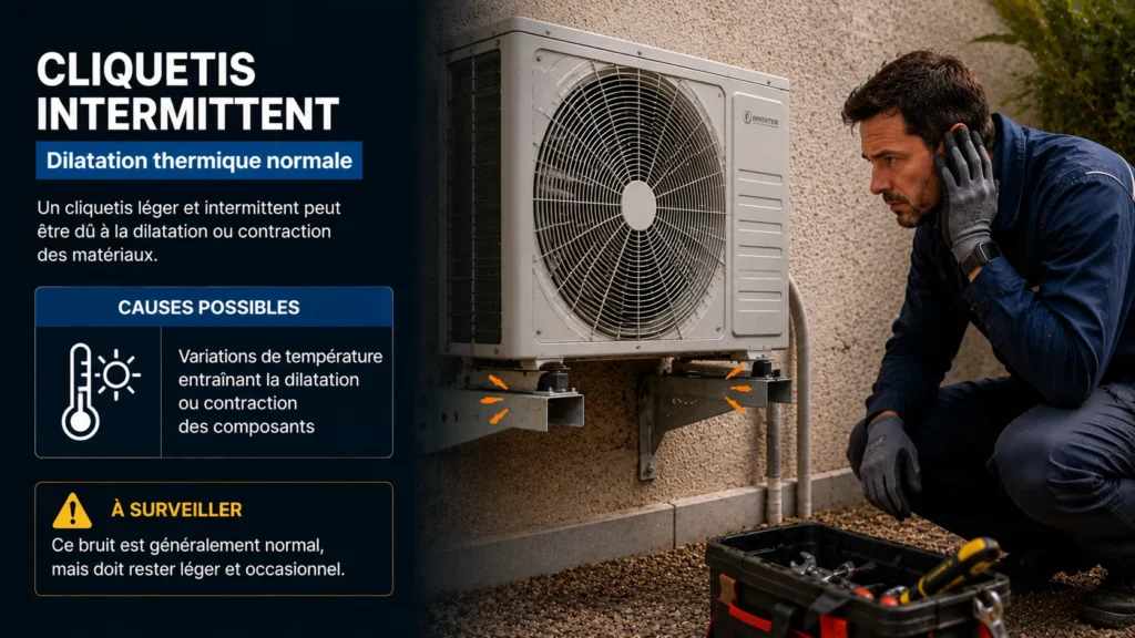 Cliquetis HVAC et causes possibles Cliquetis HVAC et causes possibles
