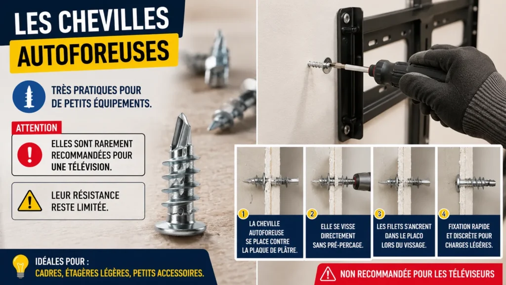 Chevilles autoforeuses installation rapide et pratique Chevilles autoforeuses installation rapide et pratique