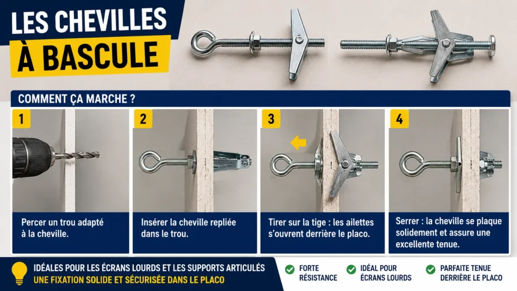 Guide d'installation des chevilles à bascule Guide d'installation des chevilles à bascule
