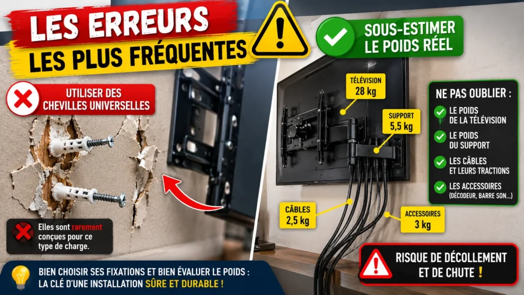 Les erreurs fréquentes Les erreurs fréquentes