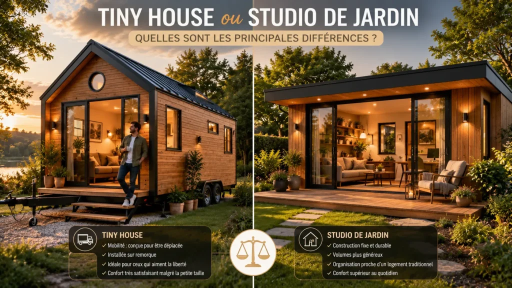Tiny house ou studio de jardin Tiny house ou studio de jardin