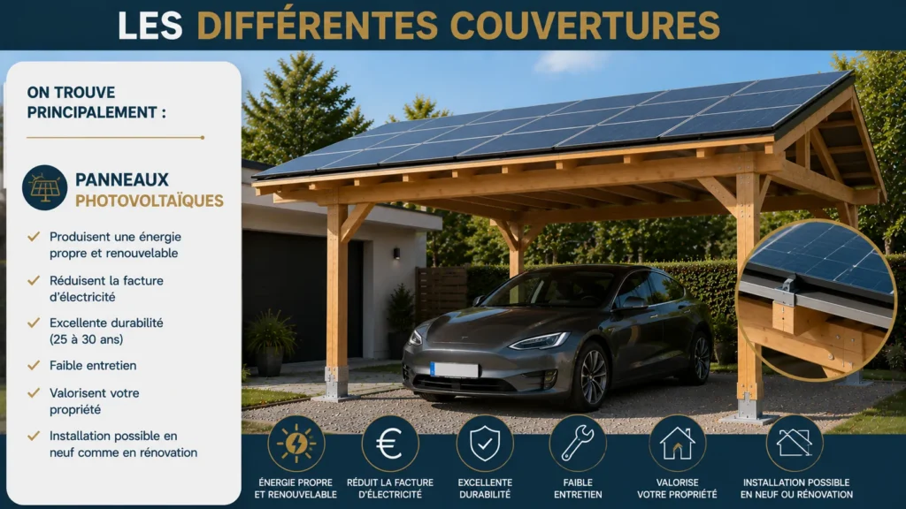 Carport solaire, énergie et durabilité Carport solaire, énergie et durabilité