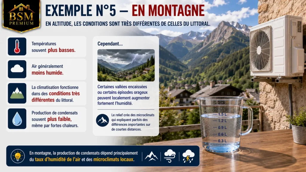 Climat de montagne et condensats Climat de montagne et condensats