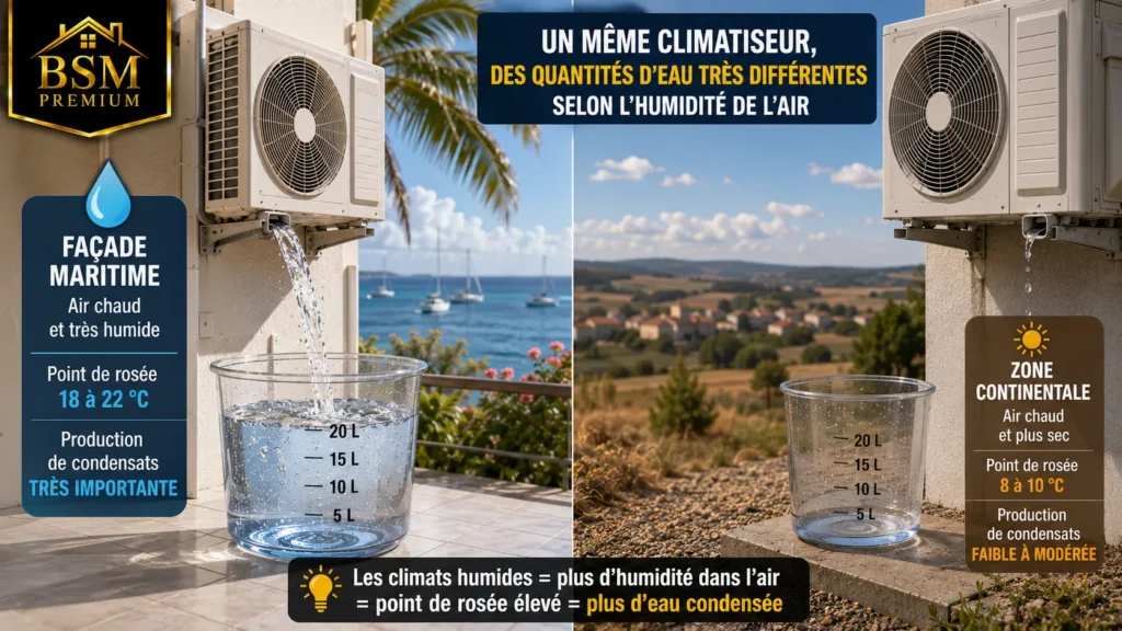 Climatiseur marine vs continental condensation comparée Climatiseur marine vs continental condensation comparée
