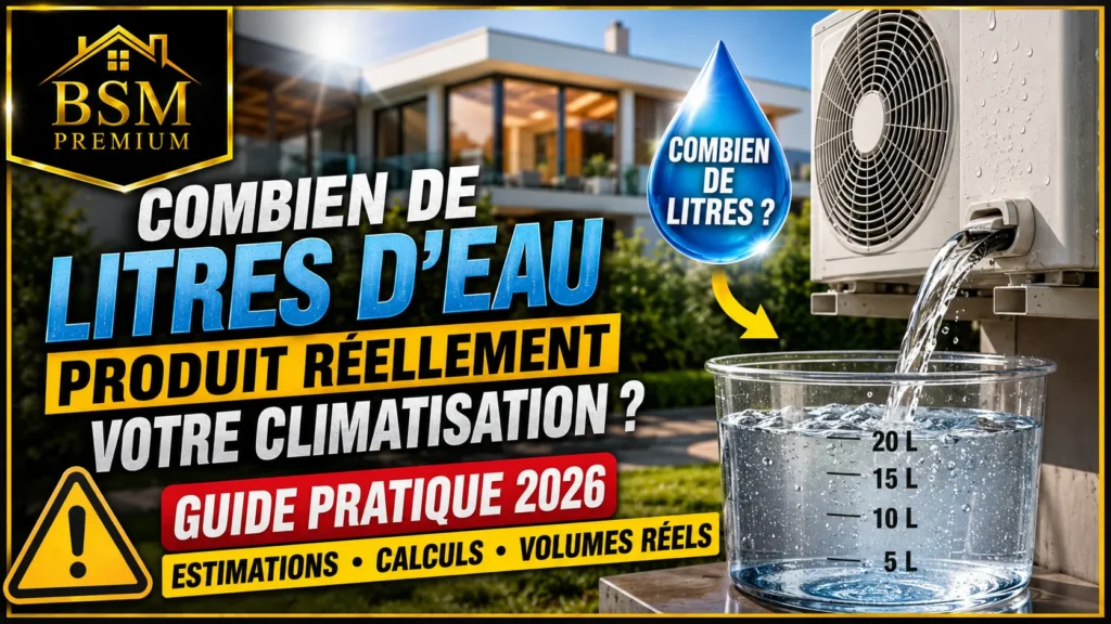 Combien de litres d'eau produit votre climatisation Combien de litres d'eau produit votre climatisation
