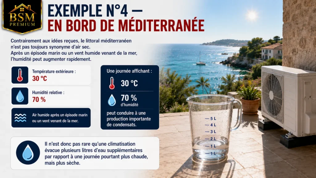 Exemple d'humidité en bord de mer Exemple d'humidité en bord de mer