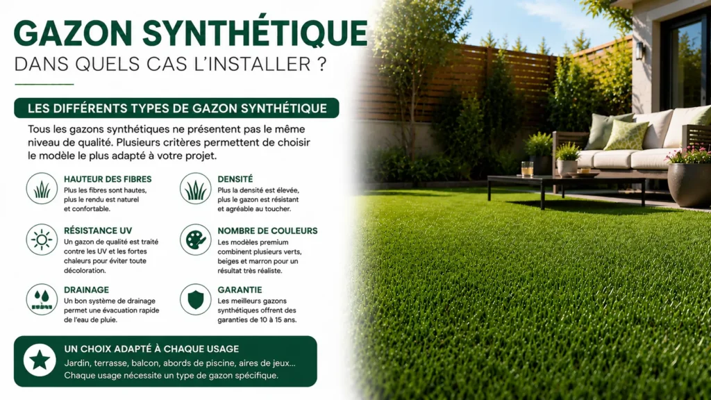 Gazon synthétique guide d'installation Gazon synthétique guide d'installation