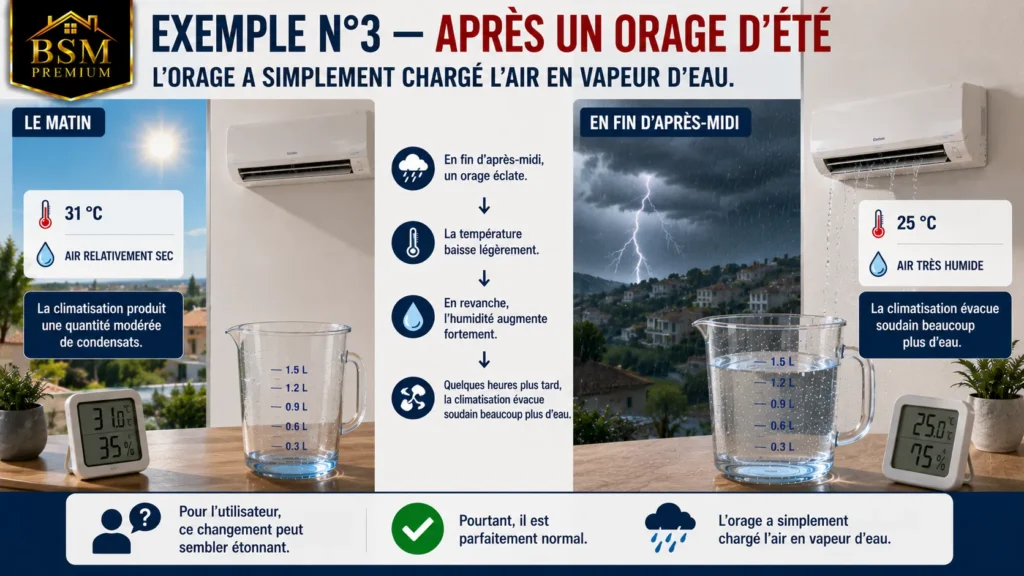 La climatisation après l'orage d'été La climatisation après l'orage d'été