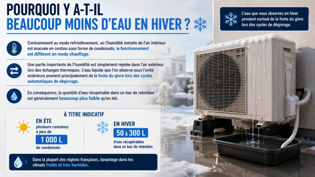 Pourquoi l'eau diminue-t-elle en hiver Pourquoi l'eau diminue-t-elle en hiver