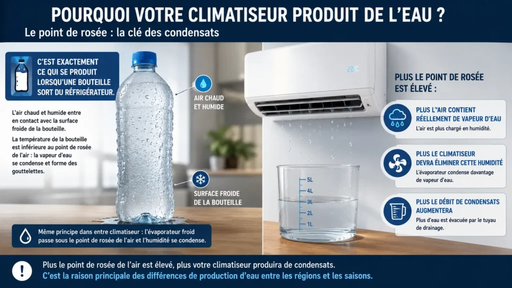 Pourquoi votre climatiseur produit de l'eau Pourquoi votre climatiseur produit de l'eau