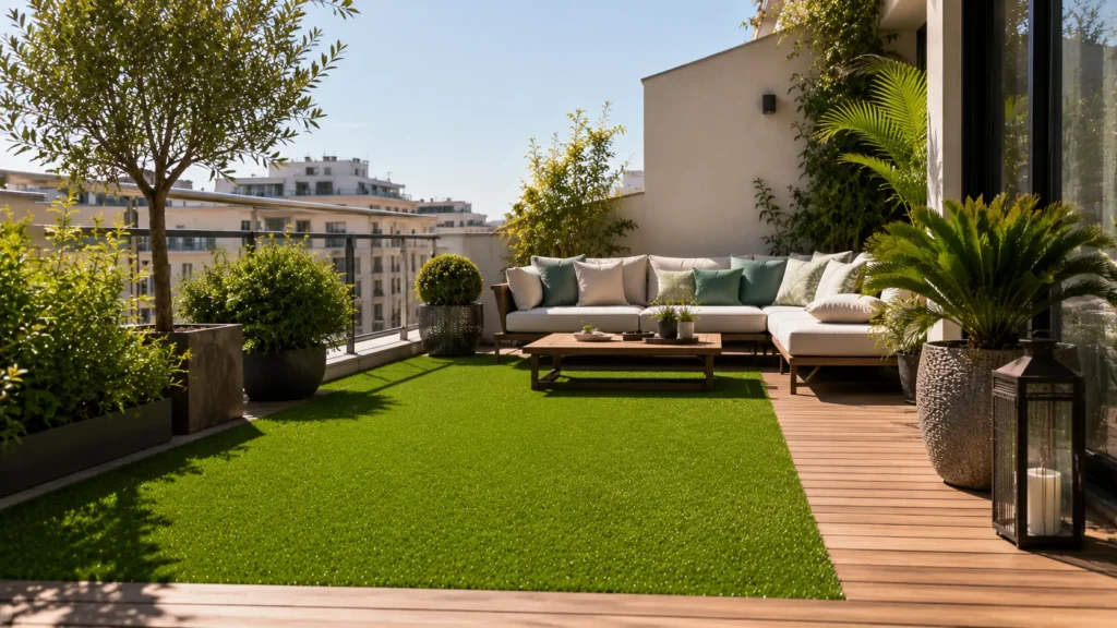 Terrasse moderne ensoleillée Terrasse moderne ensoleillée