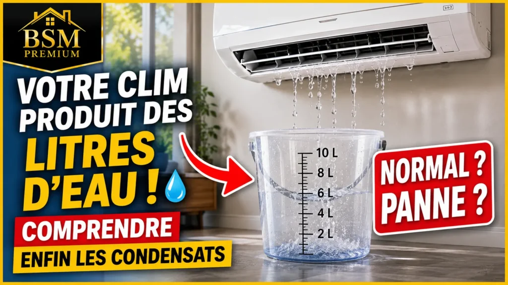 Votre clim produit des litres d'eau Votre clim produit des litres d'eau