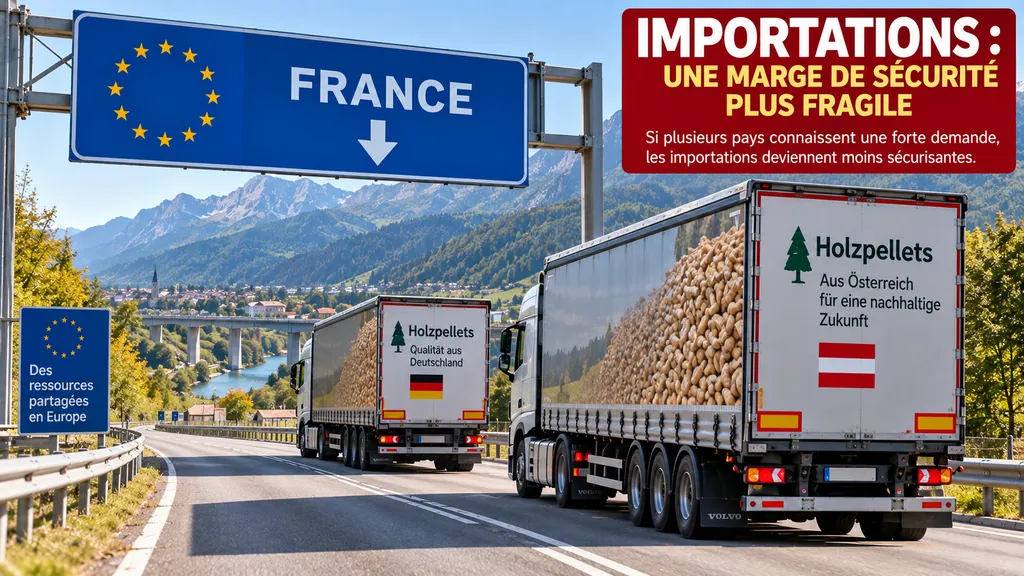 Importations européennes sur l’autoroute montagneuse Importations européennes sur l’autoroute montagneuse