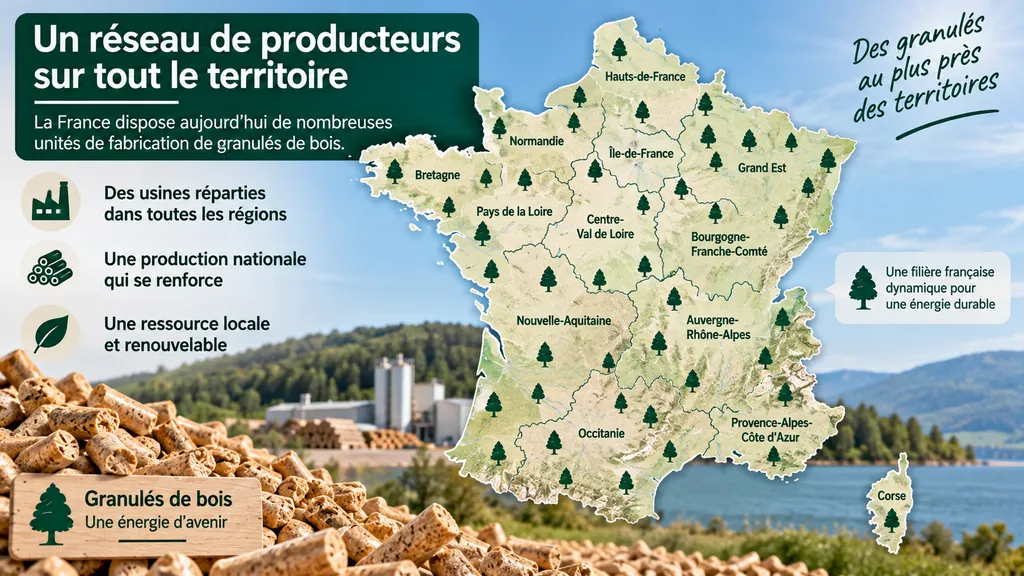 Un réseau de granulés partout en France Un réseau de granulés partout en France