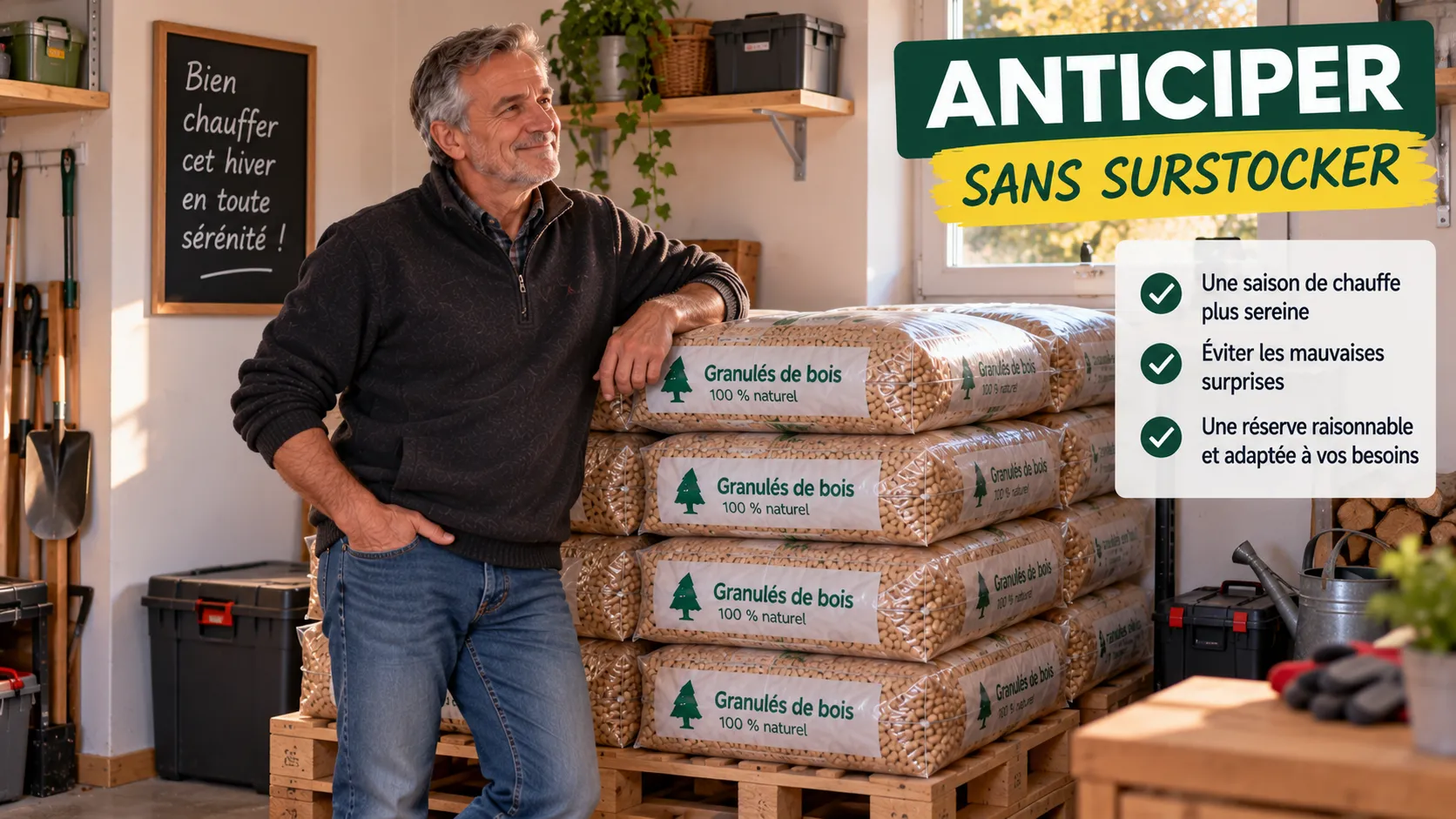 Anticiper sans surstocker les granulés Anticiper sans sur stocker les granulés