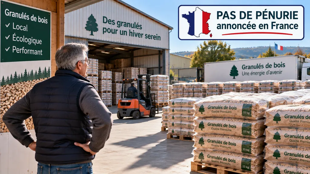 Stock de granulés pour l’hiver serein Stock de granulés pour l’hiver serein