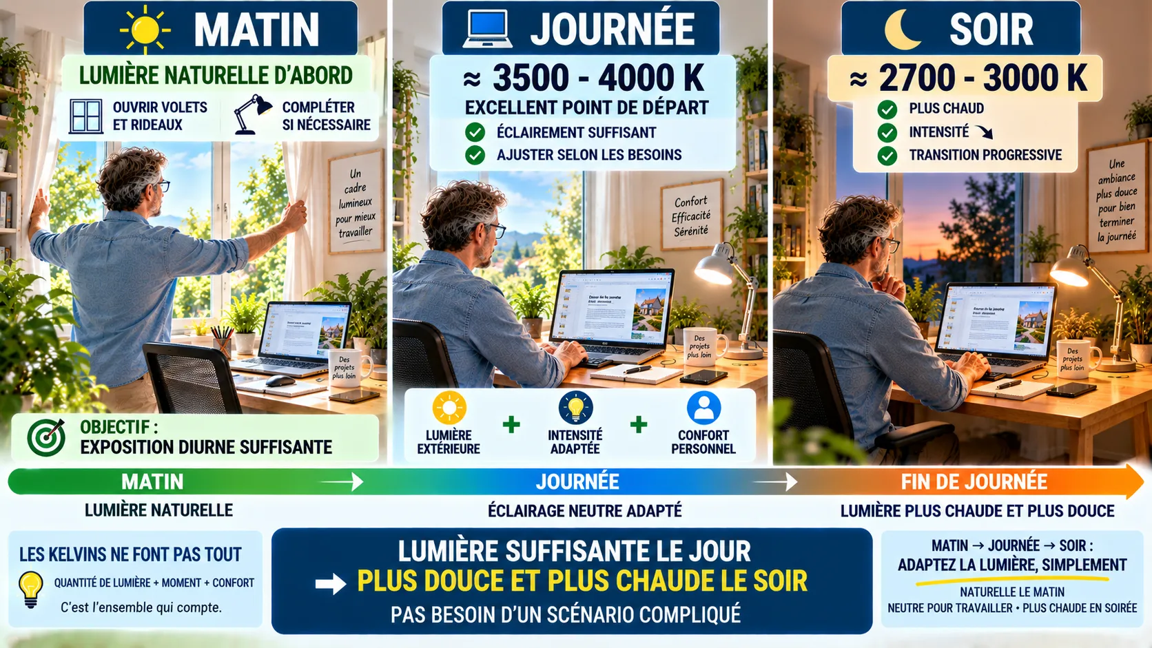 Guide de l’éclairage au bureau à domicile Guide de l’éclairage au bureau à domicile