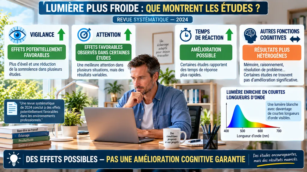 Lumière froide et performance cognitive Lumière froide et performance cognitive