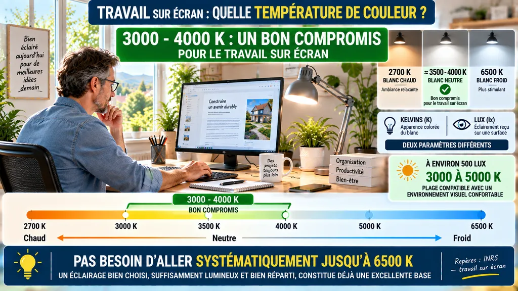 Température idéale pour écran et bureau Température idéale pour écran et bureau