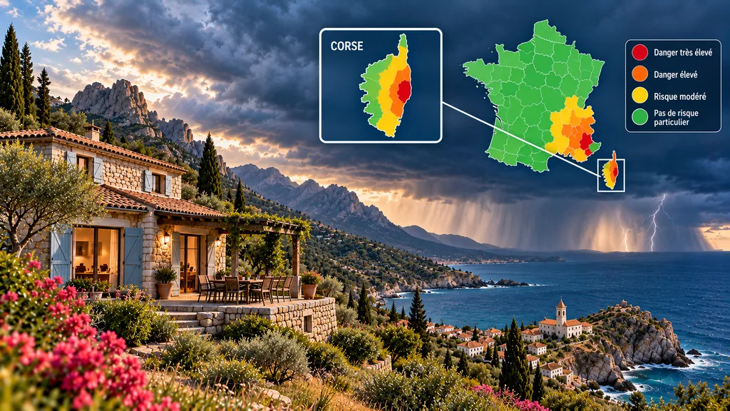 Villa corse sous alerte météo Villa corse sous alerte météo